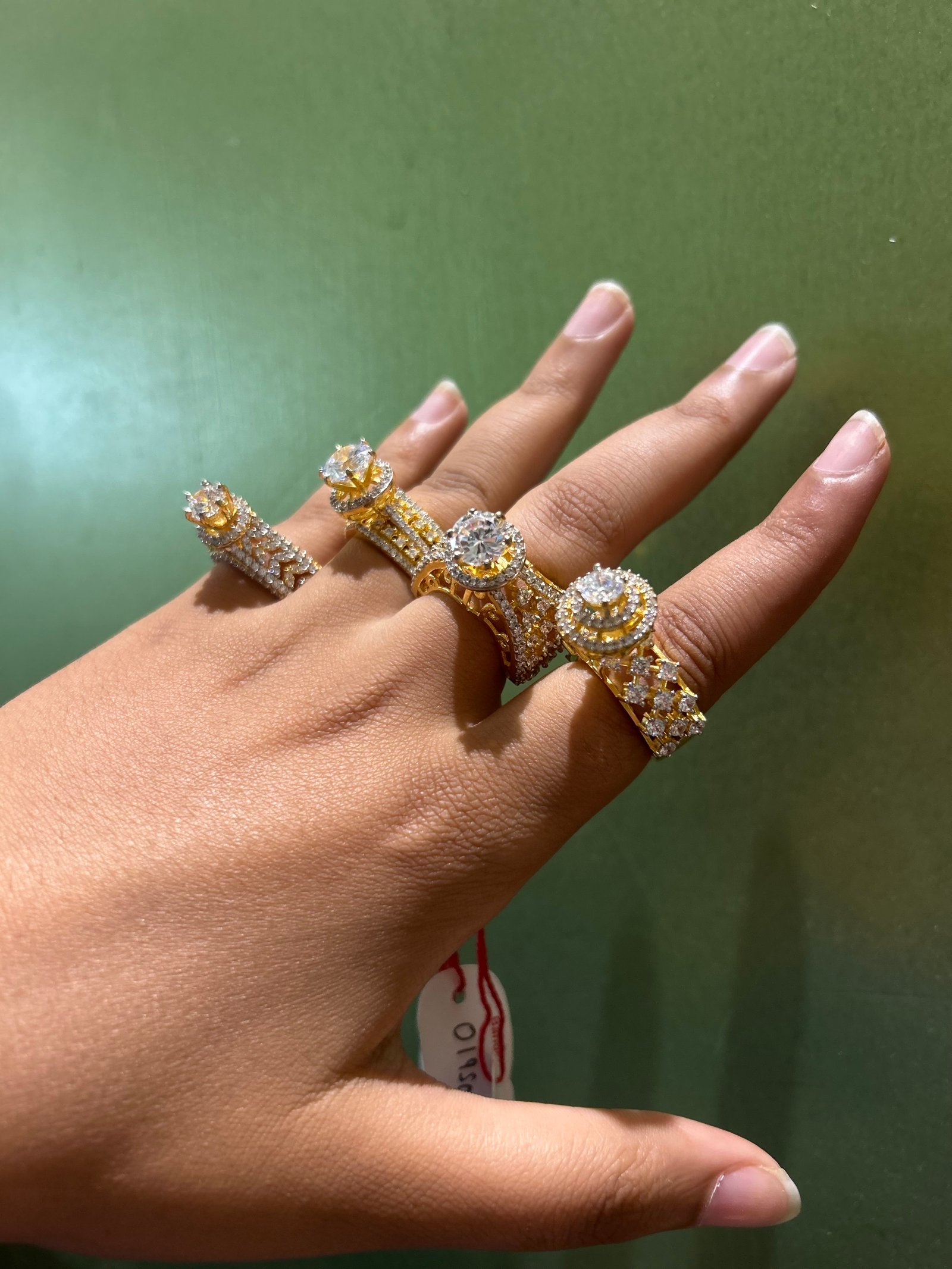 Rings in one gram gold 