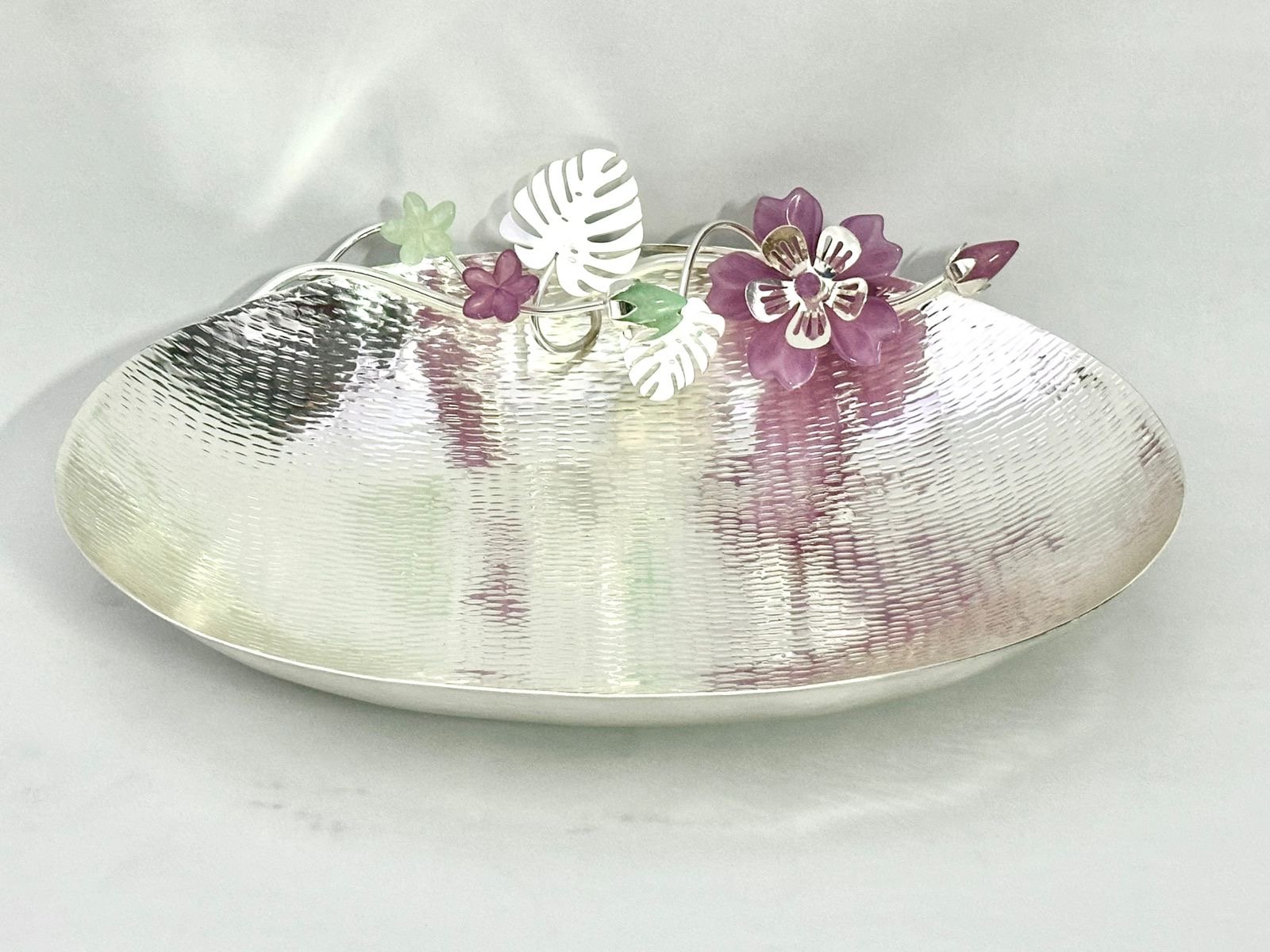 Platter in German silver 