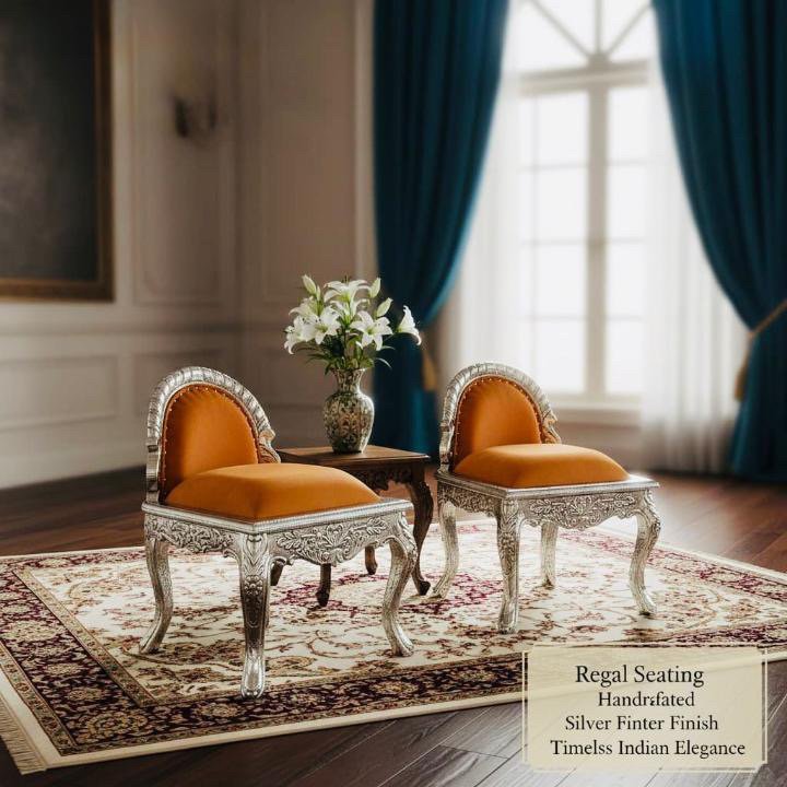     Luxury German Silver Chair